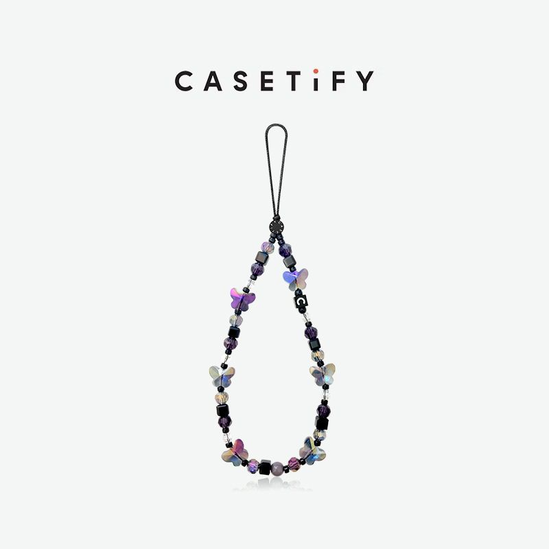 Casetify 一對一修復夜蝴蝶掛繩手機鏈