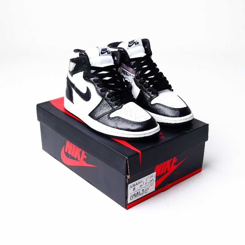 耐吉 Fsw Nike Air Jordan 1 Retro High OG 黑色白色鞋子