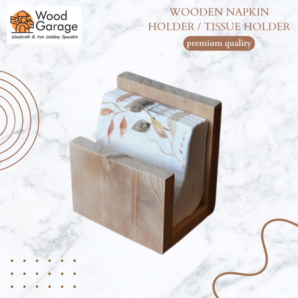 Kayu 木製餐巾架木製紙巾架木製紙巾架