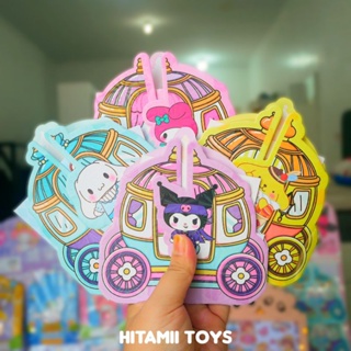 三麗鷗火車裝飾玩具紙娃娃 Kuromi-Hello Kitty-Cinnamoroll-Pompompuri Saner