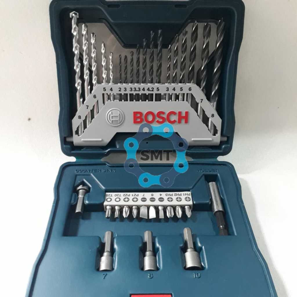 Mata KAYU Bosch X-Line 鑽頭木材混凝土鑽頭套裝 33 件套