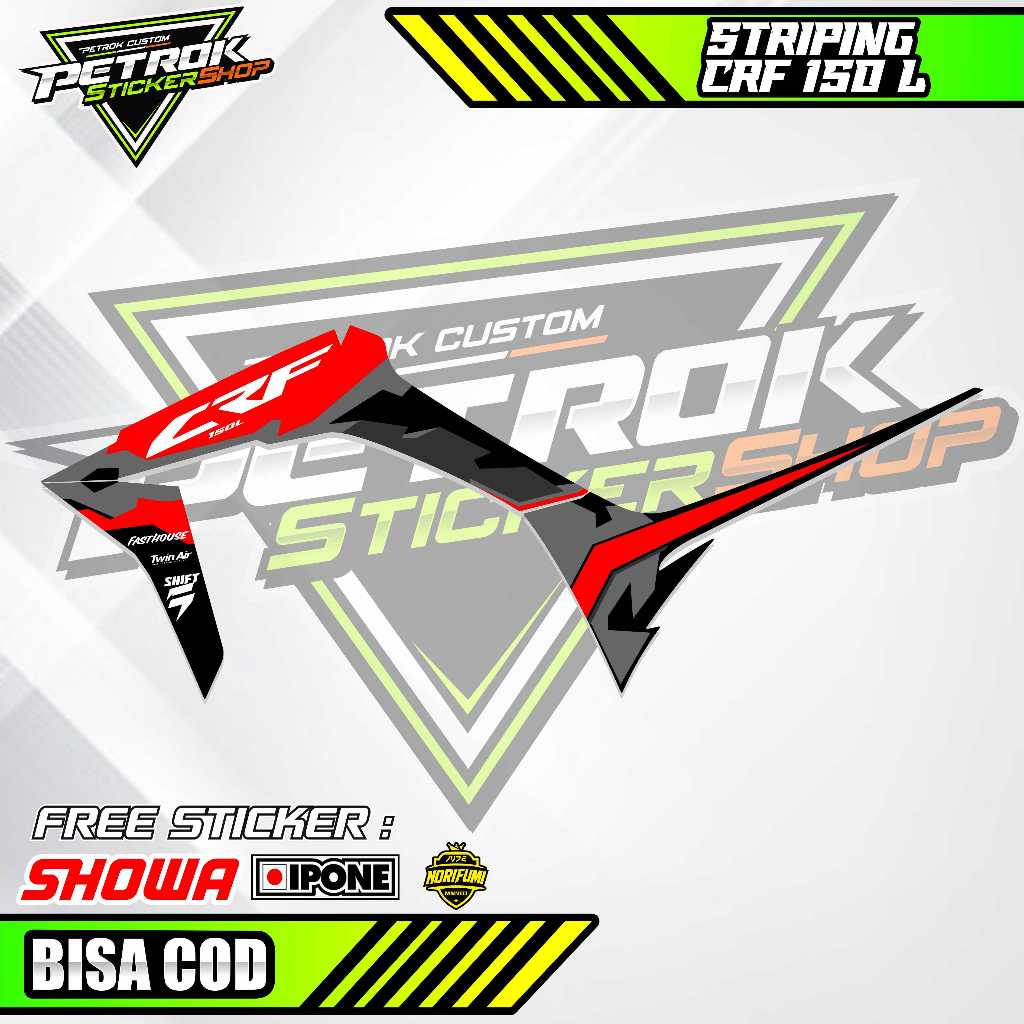 條紋變化 HONDA CRF HONDA 150 L STICKER LIST 摩托車 HONDA CRF 150 L