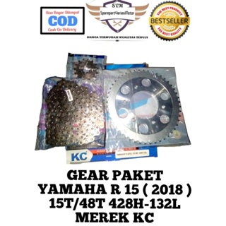 山葉 齒輪包 GEAR 包 YAMAHA R 15 尺寸 15T/48T 鏈條 428H-132L KC 品牌保證質量