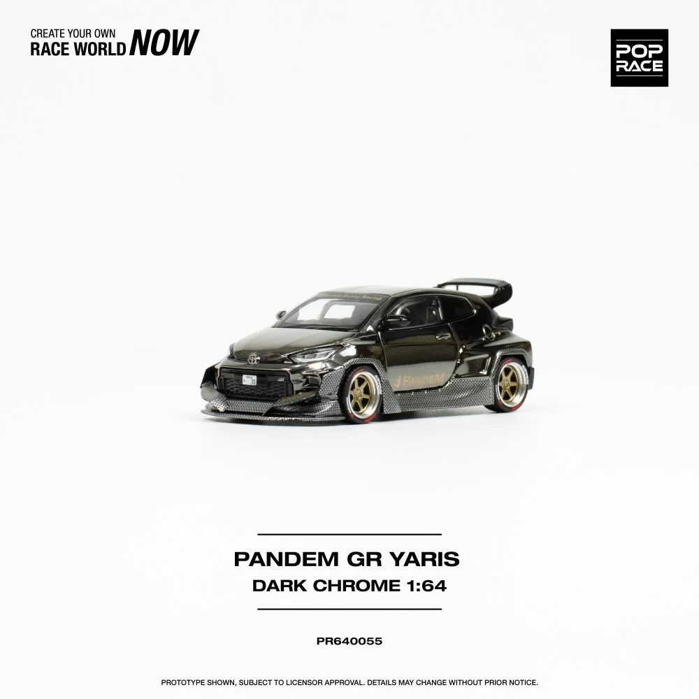 豐田 Pop RACE TOYOTA PANDEM GR YARIS 黑鉻全球版
