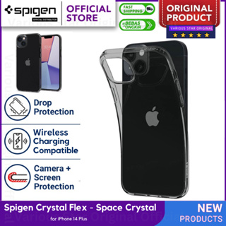 原裝保護殼 iPhone 14 Plus Spigen Crystal Flex 柔軟柔性保護殼