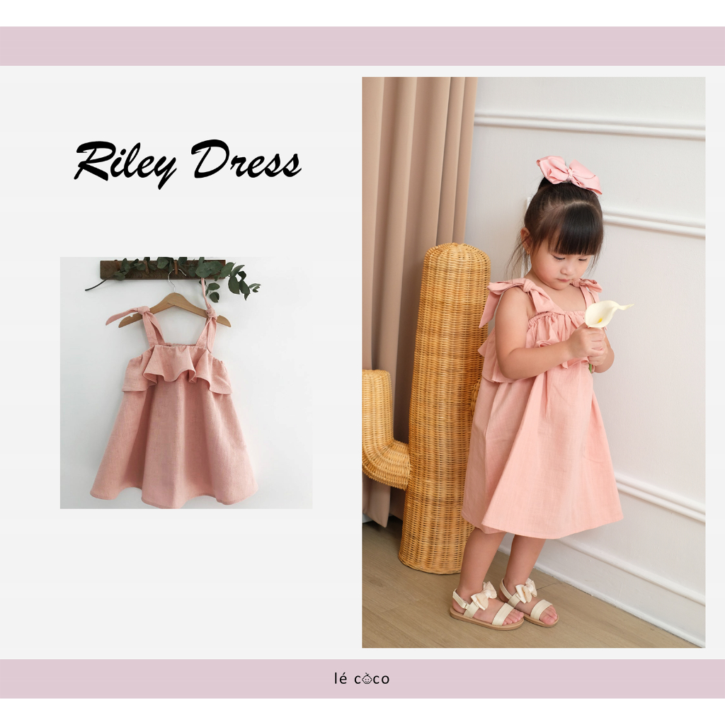 Lecoco 連衣裙女孩 Riley 連衣裙