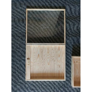 Kayu 木盒帶亞克力蓋尺寸 39x39