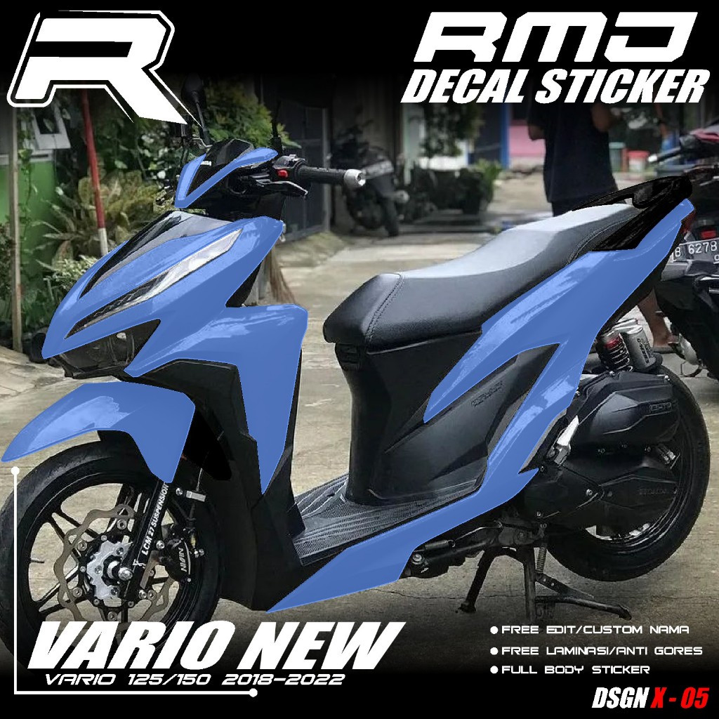 貼花貼紙 Polos Honda Vario 125 150 全新全身貼紙摩托車 Vario 125/150 全新 20