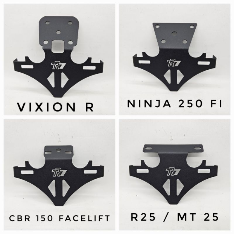 尾部整潔摩托車 Vixion R Ninja 250 Fi CBR 150 改款 R25 MT25 TR7