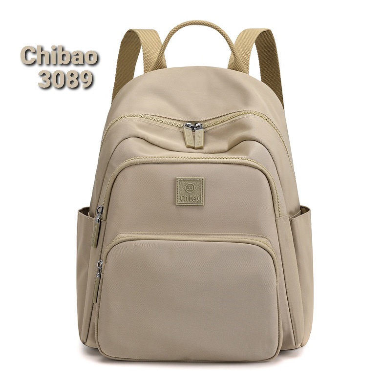 Chibao ori 雙肩包 Chibao 389 Original 尼龍防水雙肩包女款雙肩包女款 G1A4