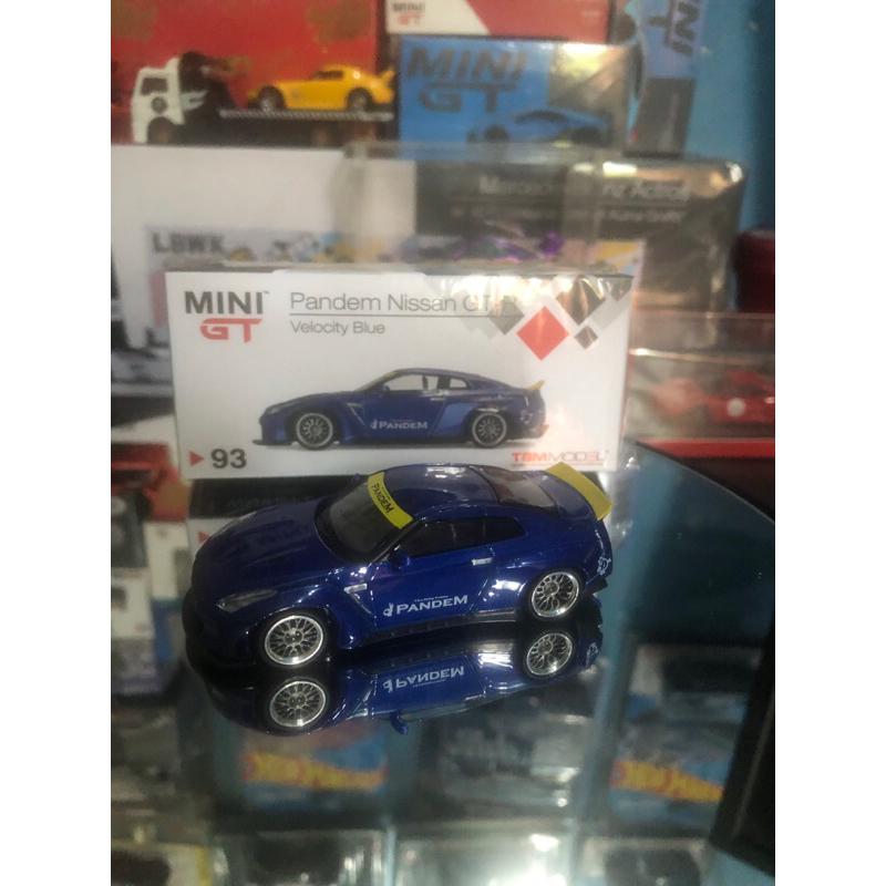 NISSAN Mini GT Pandem 日產 GTR 35 Veloty 藍色