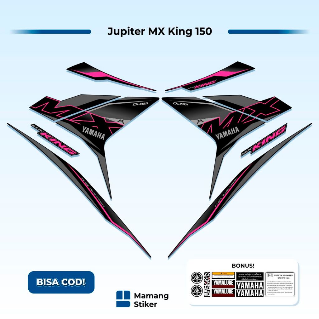 條紋 MX King 150 Variation Y15ZR V2 原裝全身越南泰國定制新貼花