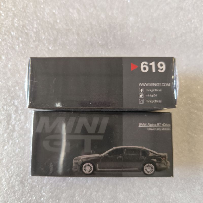Mini GT 619 BMW ALPINA B7 xDrive 深空灰色金屬漆
