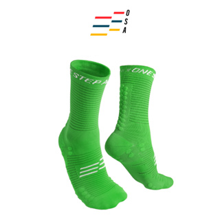 Osa 綠色高壓縮跑步襪自行車跑步襪坐墊運動