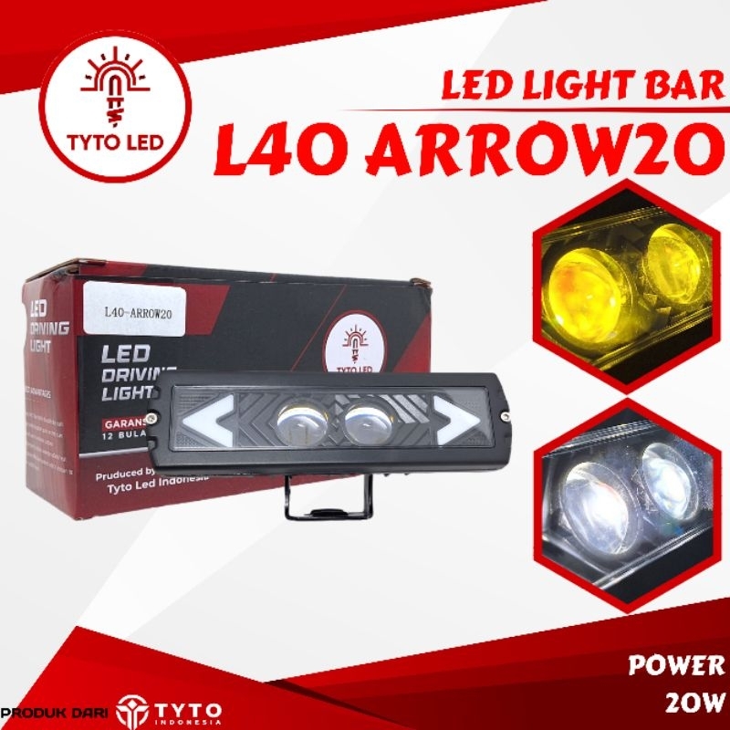 Tyto LED L40 ARROW20 LED 燈條 20WATT 黃色白色防水
