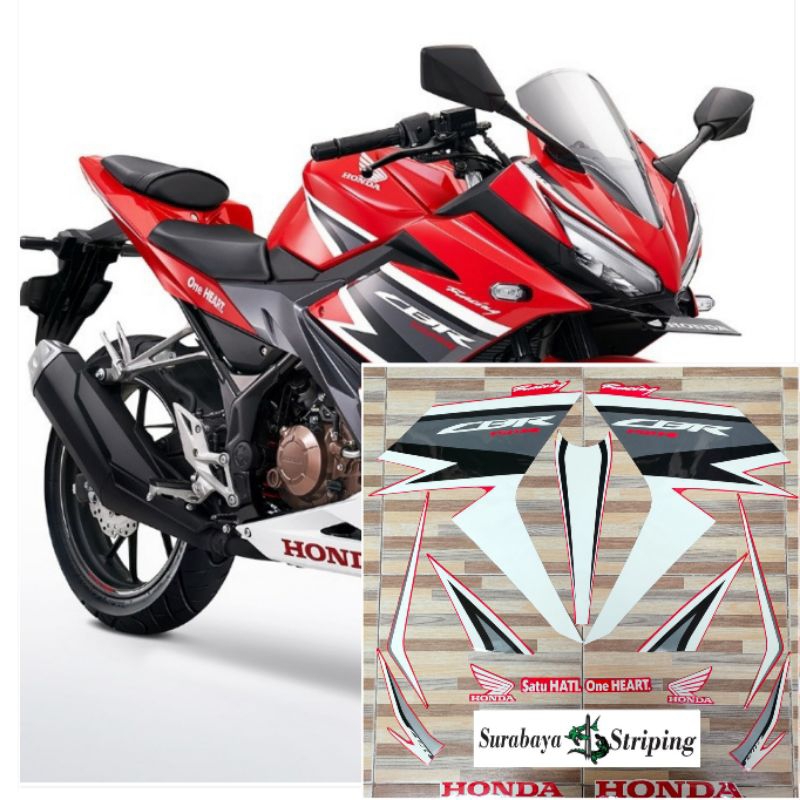 HONDA Merah 條紋貼紙本田 CBR 150 R 紅色 2019 2020