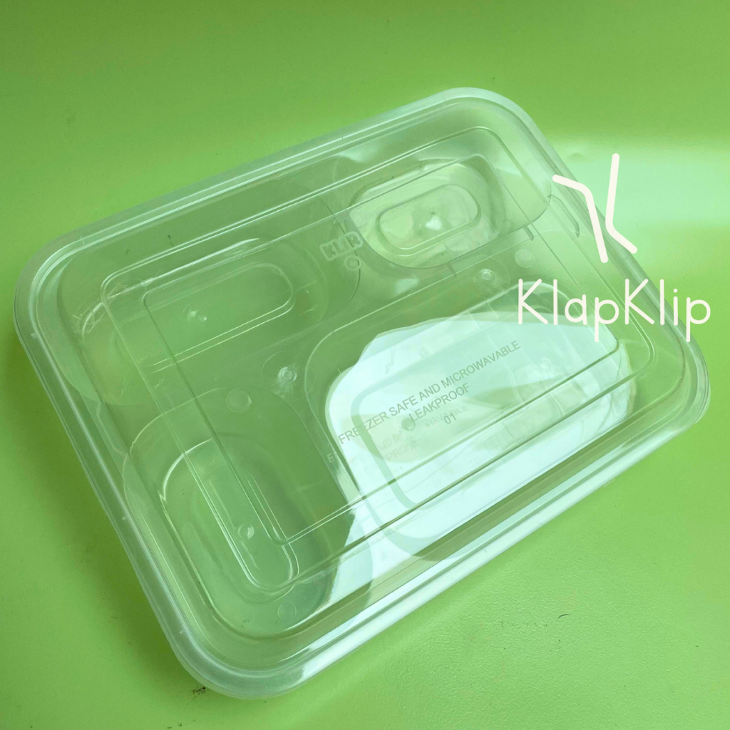 5 件聚苯乙烯泡沫塑料 4 個分隔器透明透明便當盒 4 個分米器用於米飯配菜蔬菜水果餐飲餐飲餐飲 4 種塑料飯盒可用於微