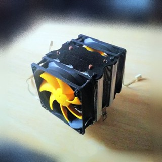 Hsf 散熱器風扇 AMD 2 銅管雙風扇品牌 PCCooler