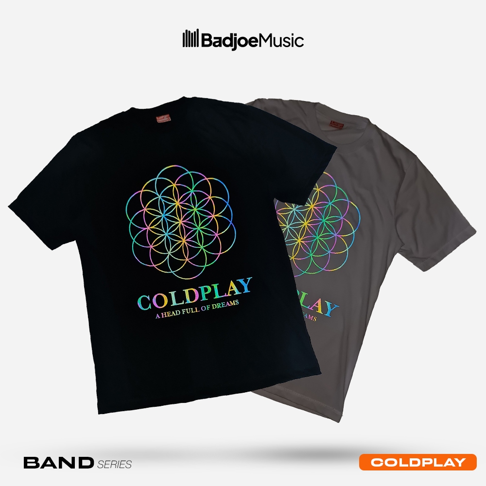 Coldplay T 恤 Coldplay 樂隊 T 恤 3 高級音樂襯衫 Makebadjoe 音樂