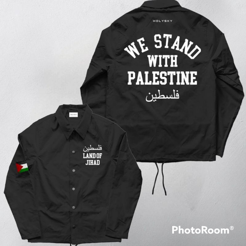 蔻馳 Coach PALESTINE Jacket WE STAND WITH 新款男/女降落傘夾克