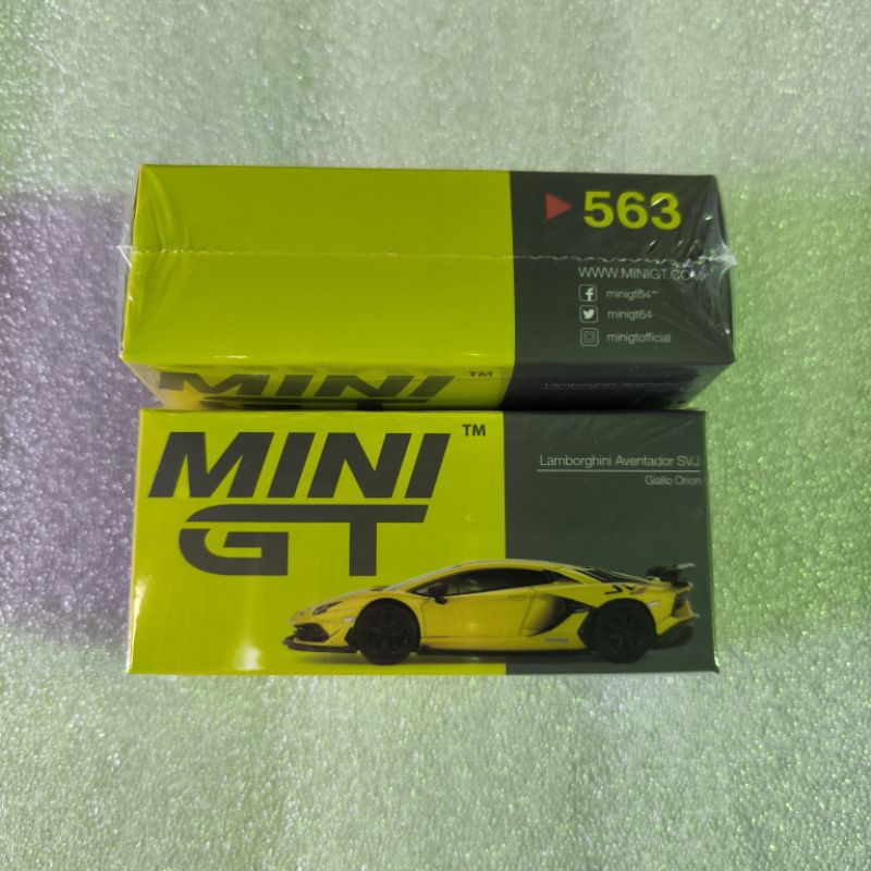 Mini GT 563 蘭博基尼 AVENTADOR 無反光鏡 GIALLO ORION