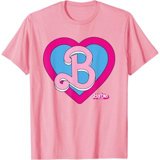 Barbie The Movie Heart Crest T 恤高級發行兒童 T 恤