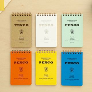 HighTide Penco 作文筆記本線圈記事本複古備忘錄直紋筆記本