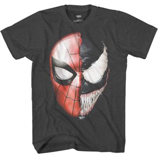Marvel Spiderman Venom Spidey Faces 高級版兒童 T 恤