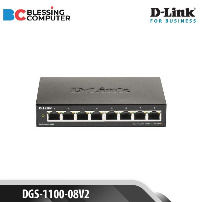 Dlink SWITCH DGS-1100-08V2 8口千兆智能網管