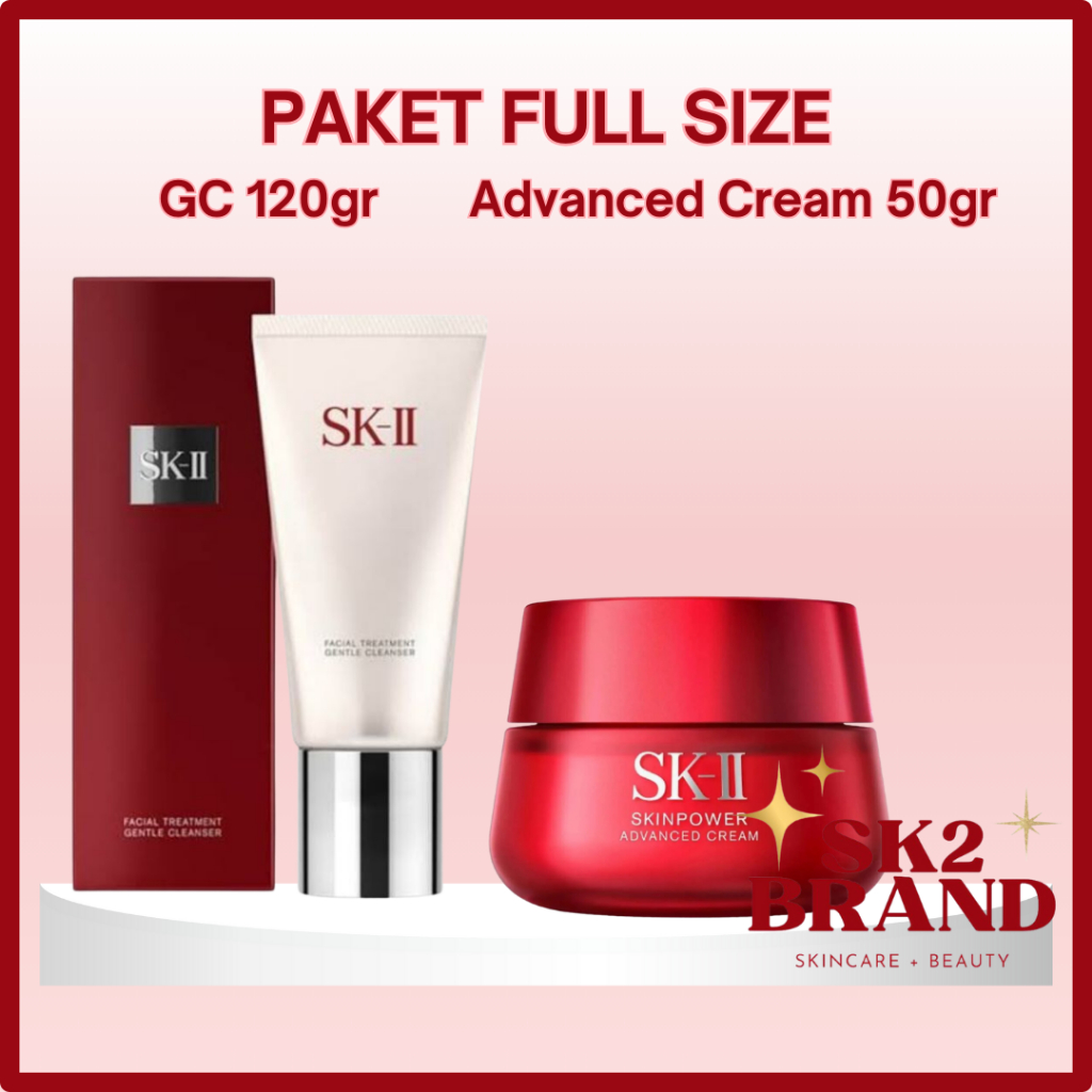 Skii SK-II SK2 潔面乳 120gr Skinpower 高級面霜 50gr 全尺寸包裝