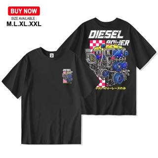 Diesel POWER TSHIRT 汽車 T 恤 DIESEL 魷魚魷魚