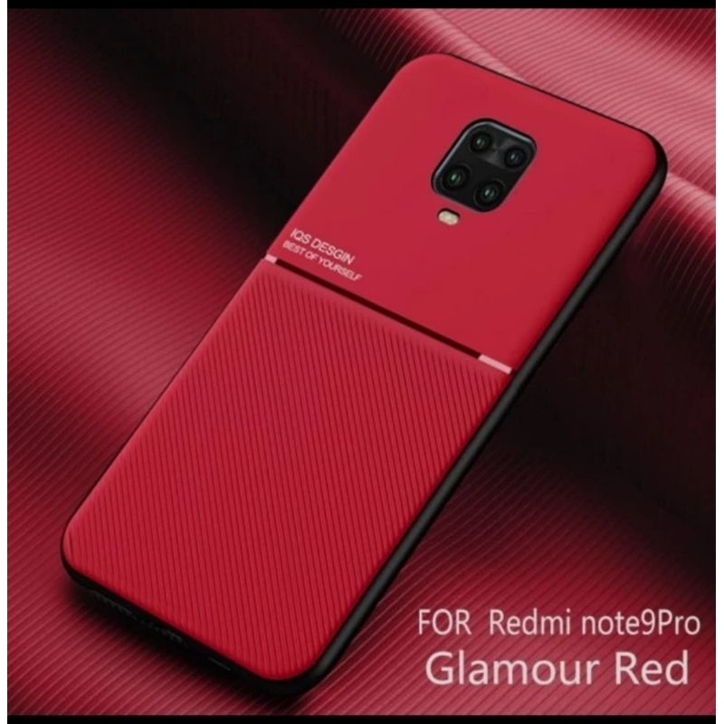 XIAOMI REDMI 手機殼小米紅米 Note 9 Pro 軟硬原裝 IQS DESIGN 外殼
