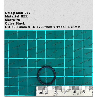 Oring seal sil 標準美國 017 NBR70 OD 20.73mm x ID 17.17mm x CS 1