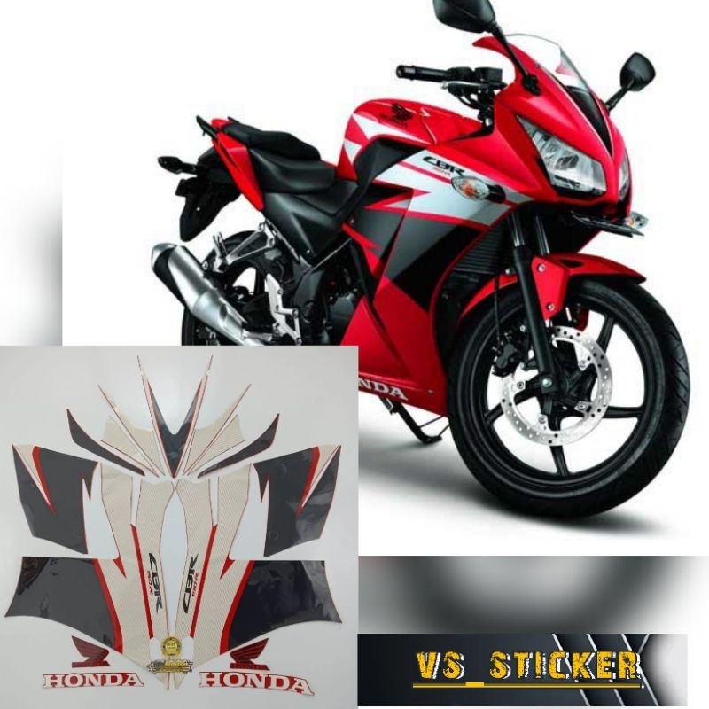 Merah 條紋清單標準摩托車 HONDA CBR 150 CBR150 紅色 2015 最佳品質值得信賴