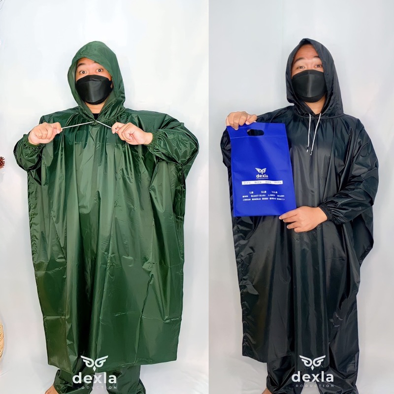 雨衣雨披褲 ORIGINAL by DEXLA PRODUCTION 雨衣蝙蝠俠降落傘寬厚強力大號雨衣