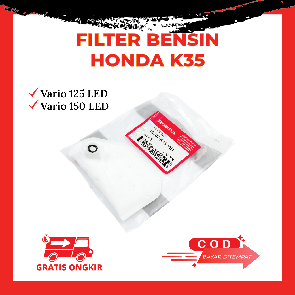HONDA 本田 vario 125 150 摩托車汽油燃油泵濾清器濾芯代碼 K35