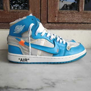 耐吉 運動鞋 NIKE AIR JORDAN 1 AJ1 RETRO HIGH OFF WHITE OW 大學藍第二 4