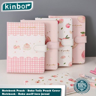 Kinbor Notebook Peach/Book Writing Peach Cover Notebook/Book