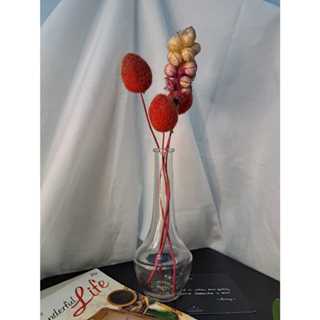 花瓶中的花瓶玻璃花瓶花瓶中的花朵花瓶乾花紙花玻璃花瓶