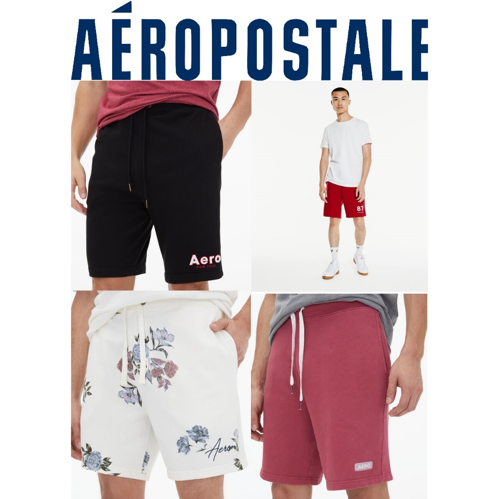 Aeropostale 男士抓絨短褲