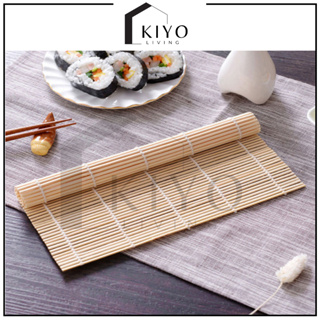 Kiyo 壽司卷壽司卷墊 Kimbap 壽司卷 DIY 壽司卷竹材料