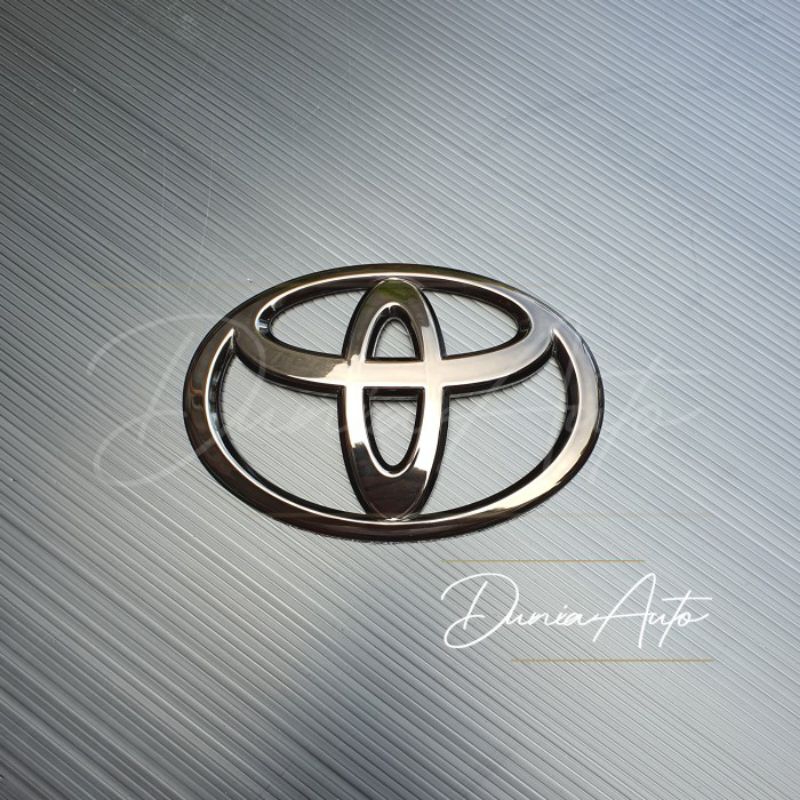 豐田 Innova 2004 2015 後黑色鍍鉻標誌徽章