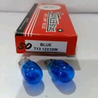 Stanlee 50 藍色燈泡/插頭燈/球信號/Sen/信號/系列/Senja T13 12V-10W