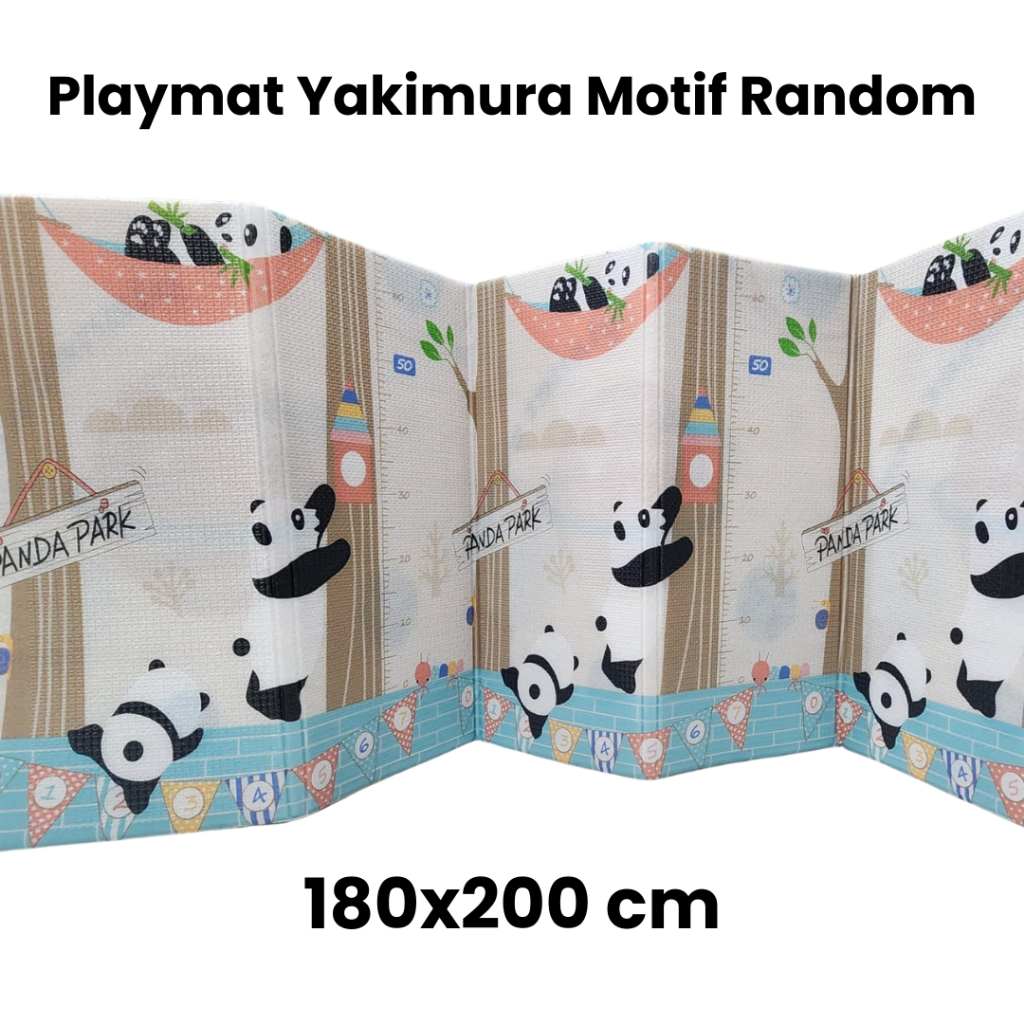 Playmate Yakimura Playmat 嬰兒墊兒童墊折疊地毯嬰兒兒童墊 180x200