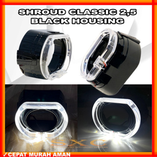 Hitam Original SHROUD BMW Classic BLACK SERIES 2.5 英寸環形水晶天使眼