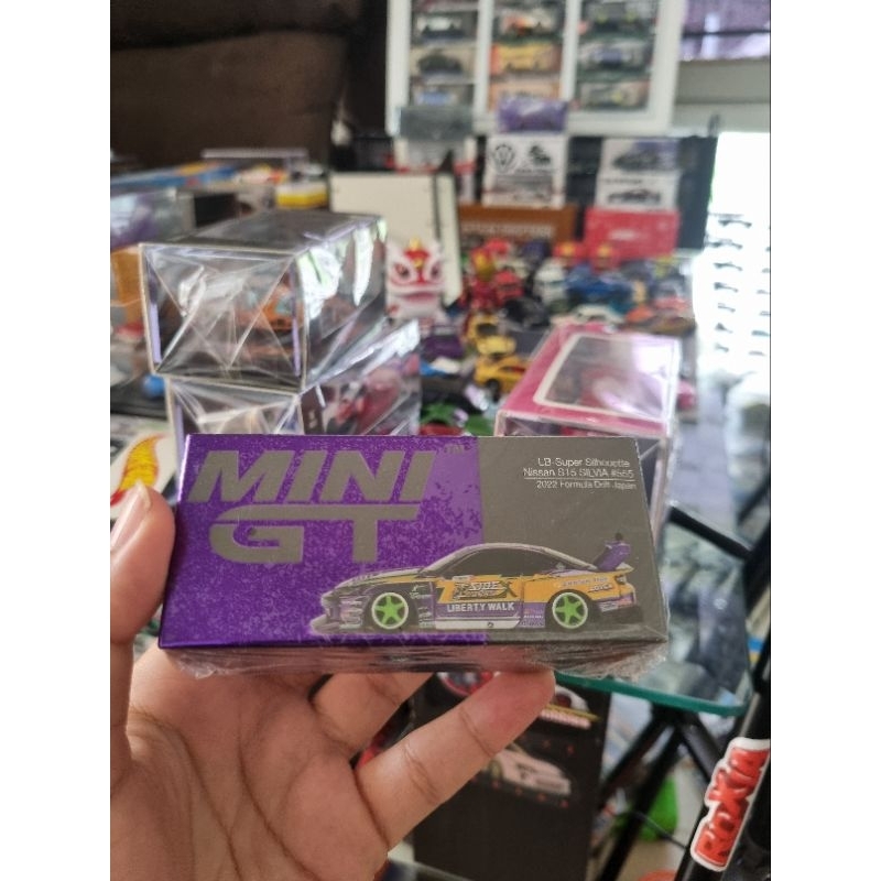 Mini GT LB SILHOUETTE SILVIA S15 紫色密封