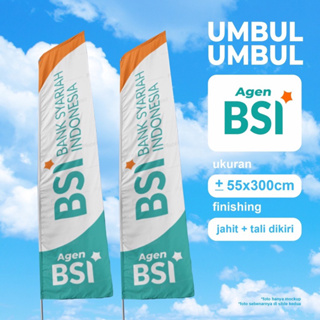 Umbul-umbul BSI 銀行沙里亞印度尼西亞銀行