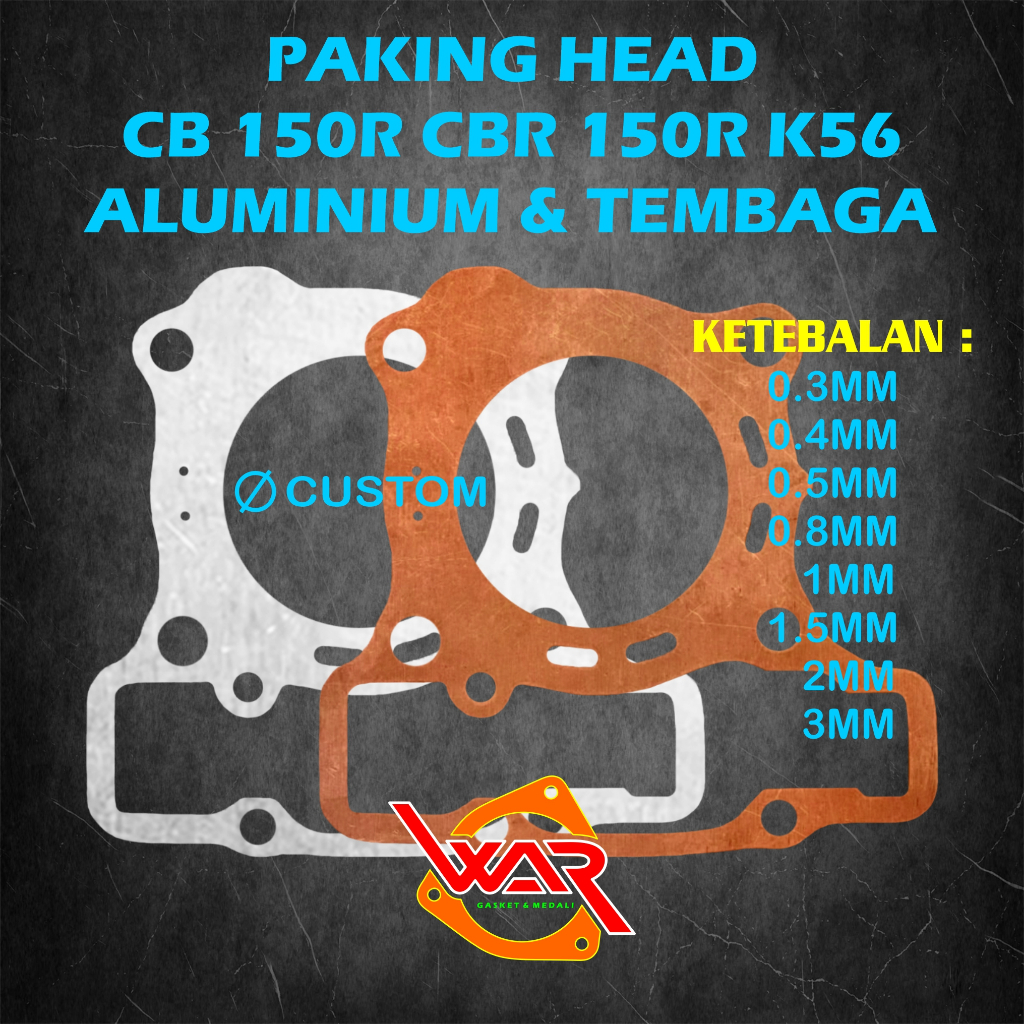墊片 KOP HEAD CB 150R K56 改款銅鋁用於 CB150 R CBR 150R SONIC 150 GT
