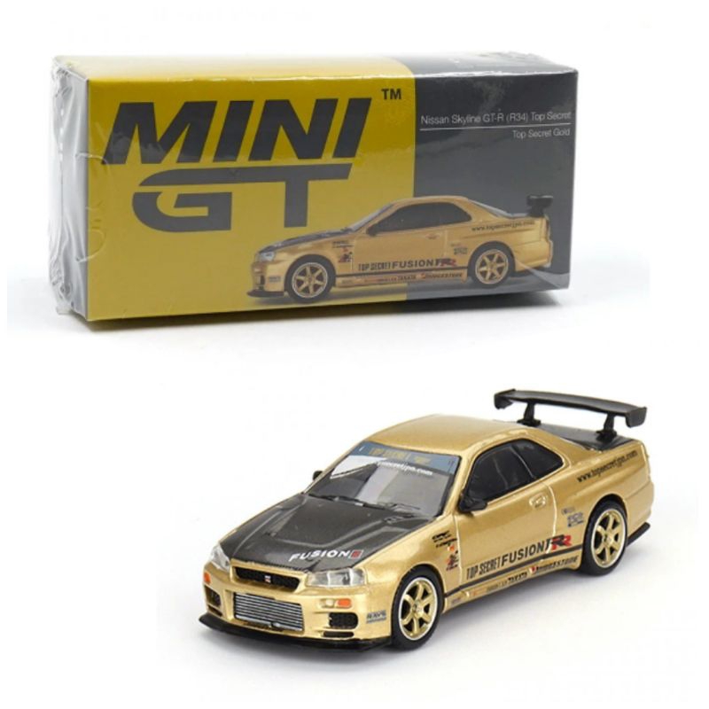 Mini GT Nissan Skyline GT-R 頂級秘密頂級秘密黃金日本獨家
