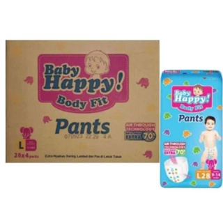 幫寶適嬰兒紙尿褲 babyhappy 尺寸 M、L 和 XL